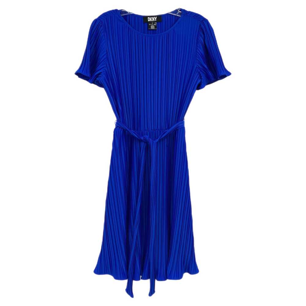 DKNY Blue Pleated Mini Dress | Women’s Size 4